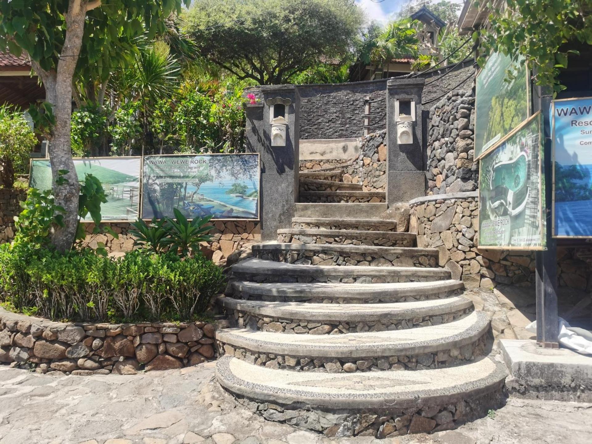Hotel Wawa Wewe Rock Amed Exterior foto