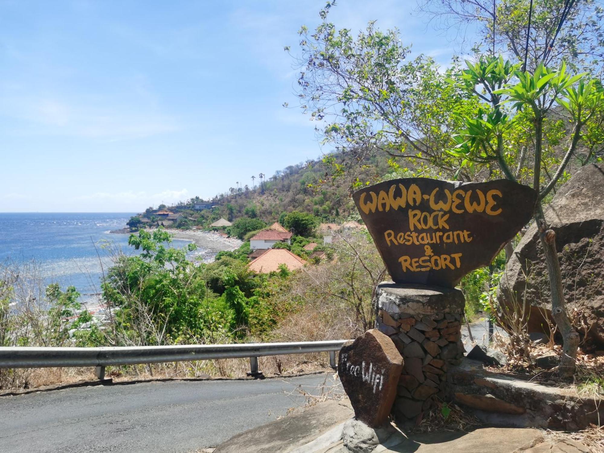 Hotel Wawa Wewe Rock Amed Exterior foto