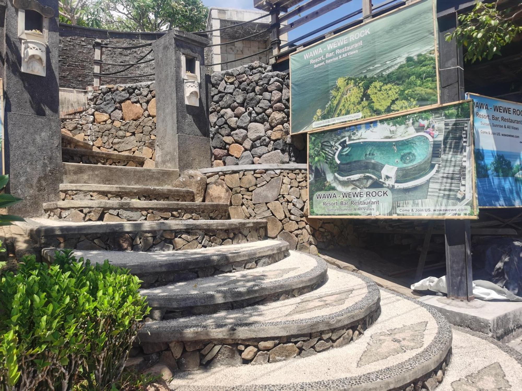 Hotel Wawa Wewe Rock Amed Exterior foto